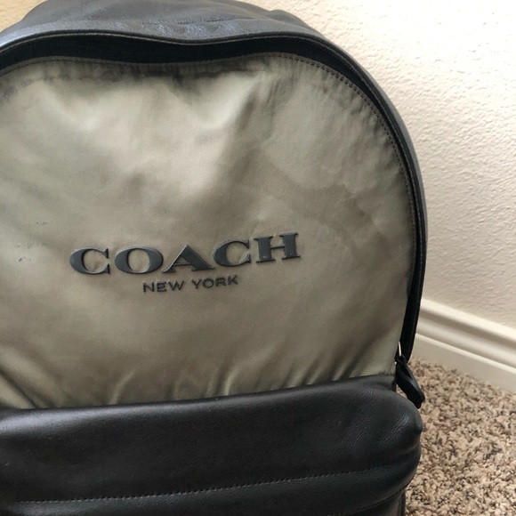 Coach Classic Leather Backpack - Picture 5 of 6